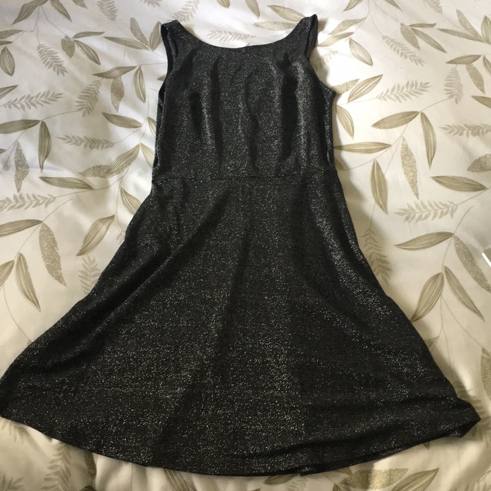 Black shimmery dress